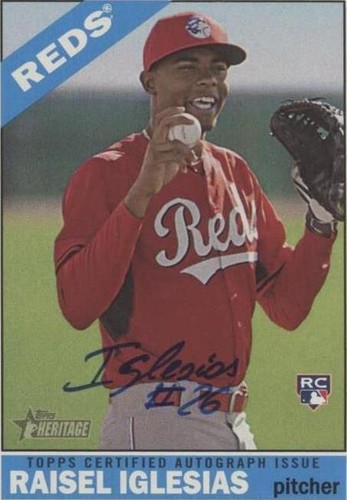 2015 Topps Heritage High Number - Raisel Iglesias #ROAH-RI