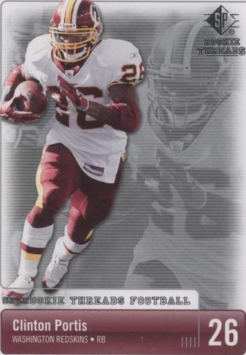 2007 SP Rookie Threads Clinton Portis #100