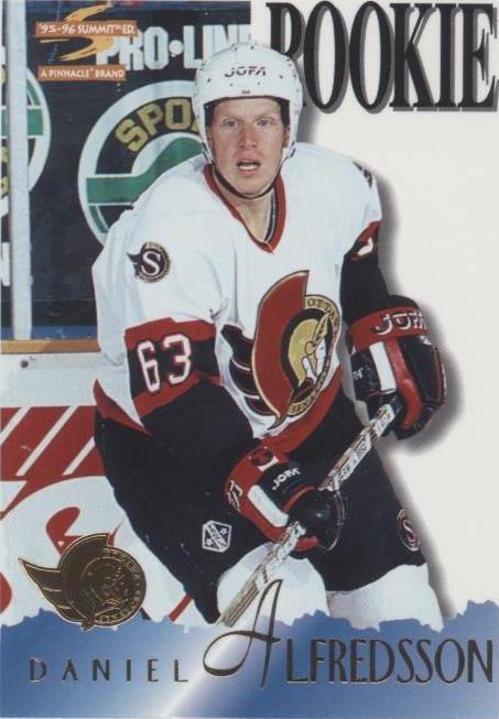 1995-96 Pinnacle Summit - Daniel Alfredsson #182