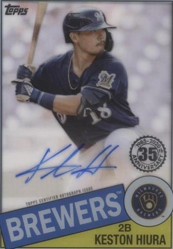 2020 Topps Clearly Authentic Autographs - Keston Hiura #TBA-KHI