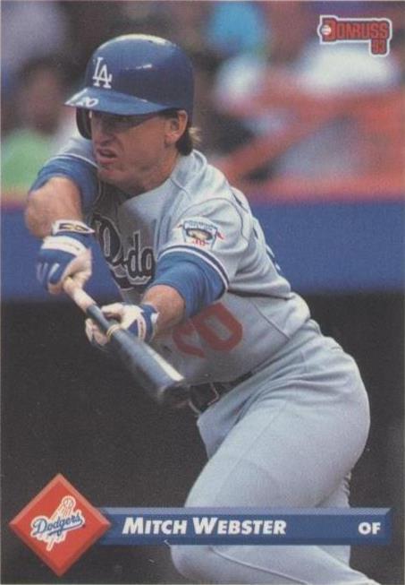 1993 Donruss - Mitch Webster #62