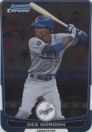 2012 Bowman Chrome - Dee Gordon #123