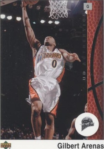 2002-03 Upper Deck UD Authentics - Gilbert Arenas #25
