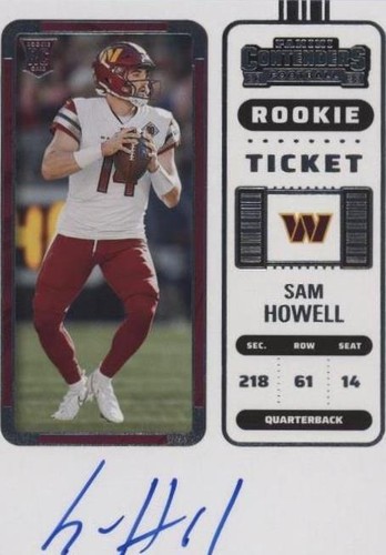 2022 Panini Contenders Sam Howell #133