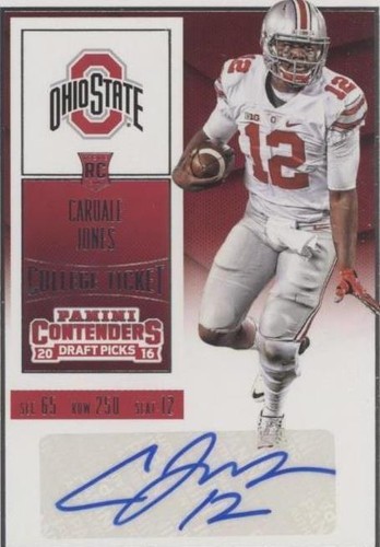 2016 Panini Contenders Draft Picks Cardale Jones #109