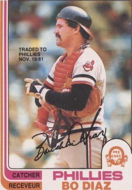 1982 O-Pee-Chee - Bo Diaz #258