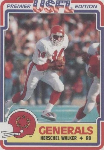 1984 Topps USFL Herschel Walker #74