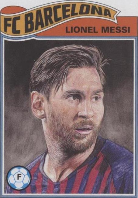 2019 Topps UCL Living Set Lionel Messi #1