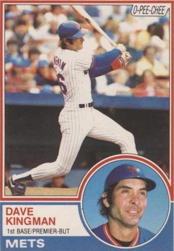 1983 O-Pee-Chee - Dave Kingman #160