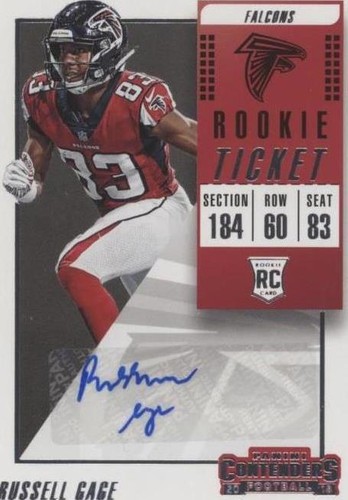 2018 Panini Contenders Russell Gage #284