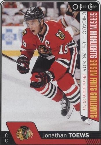 2016-17 O-Pee-Chee - Jonathan Toews #614