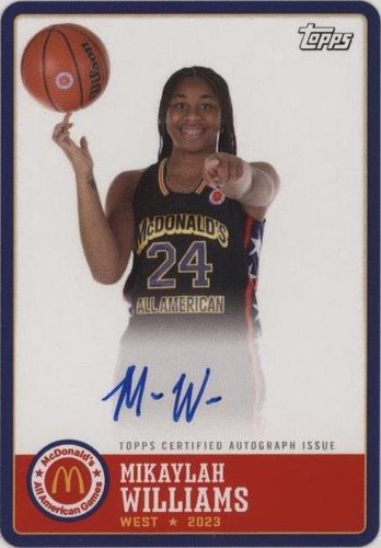 2023 Topps Chrome McDonald's All American - Mikaylah Williams #PA-MW