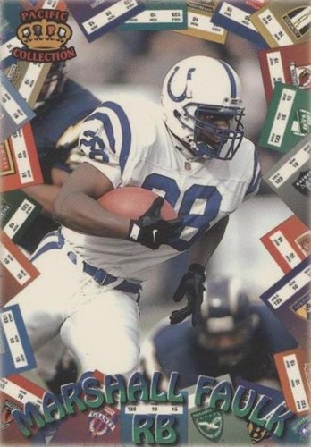 1996 Pacific Litho-Cel Marshall Faulk #GT-15