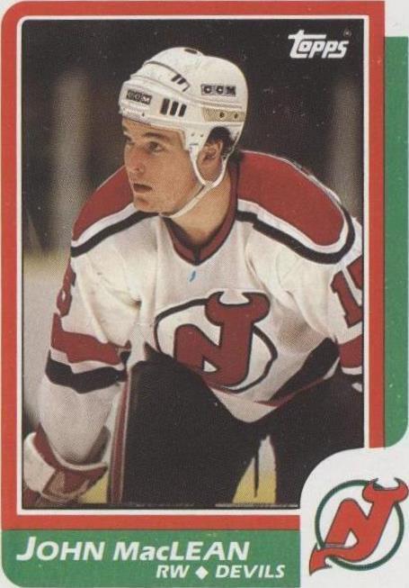 1986-87 Topps - John MacLean #37