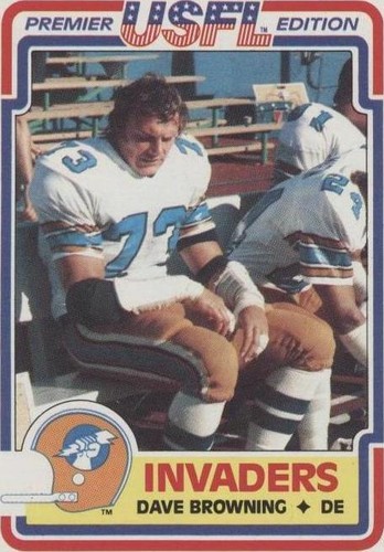 1984 Topps USFL Dave Browning #85