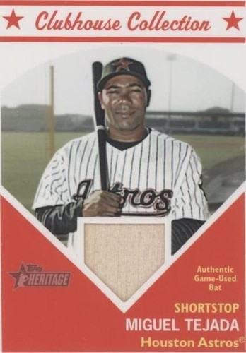 2008 Topps Heritage - Miguel Tejada #HCCMT