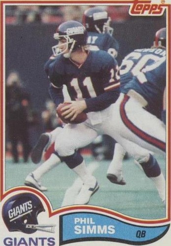 1982 Topps Phil Simms #433