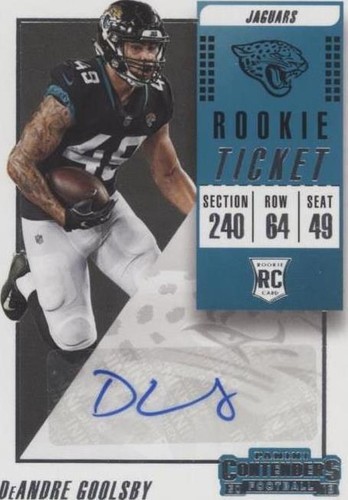2018 Panini Contenders DeAndre Goolsby #214