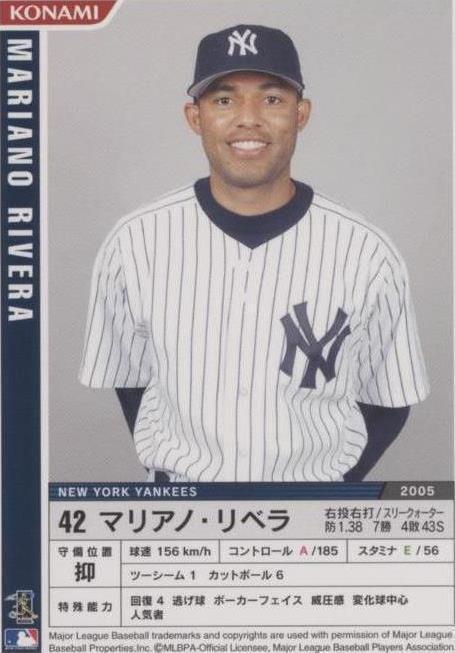 2006 Konami MLB - Mariano Rivera #M06-123