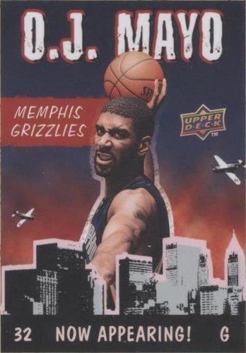 2009-10 Upper Deck - O.J. Mayo #NA-3