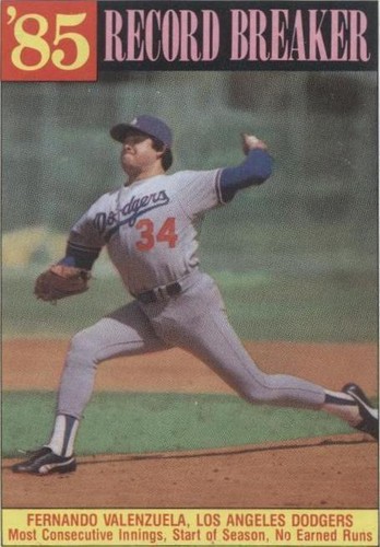1986 Topps - Fernando Valenzuela #207