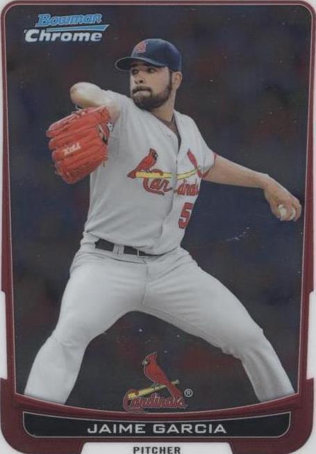 2012 Bowman Chrome - Jaime Garcia #89