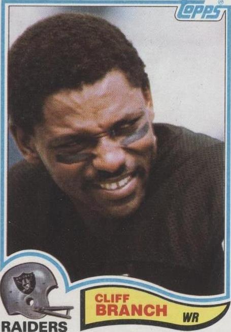 1982 Topps Cliff Branch #186