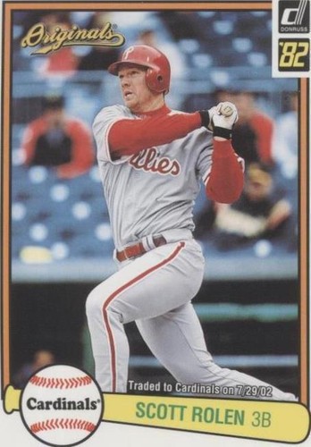 2002 Donruss Originals - Scott Rolen #88