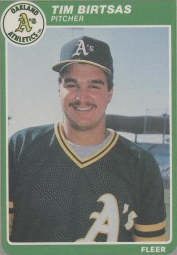 1985 Fleer Update - Tim Birtsas #U-6