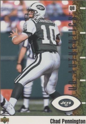 2002 UD Authentics Chad Pennington #59