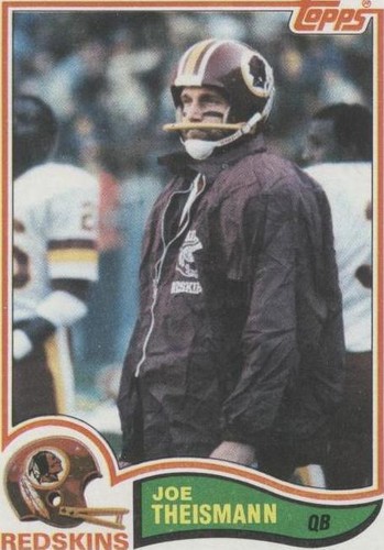 1982 Topps Joe Theismann #521