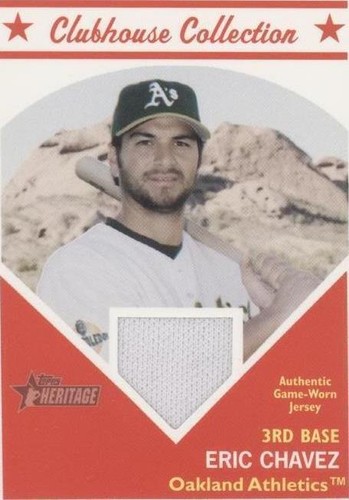 2008 Topps Heritage - Eric Chavez #CCEC
