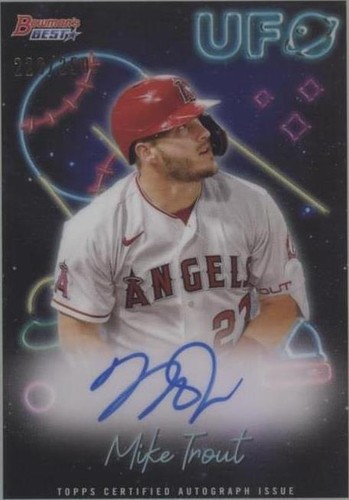 2022 Bowman's Best - Mike Trout #UFOA-MT