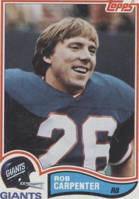 1982 Topps Rob Carpenter #417