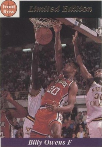 1991-92 Front Row Limited Edition Billy Owens - Billy Owens #1