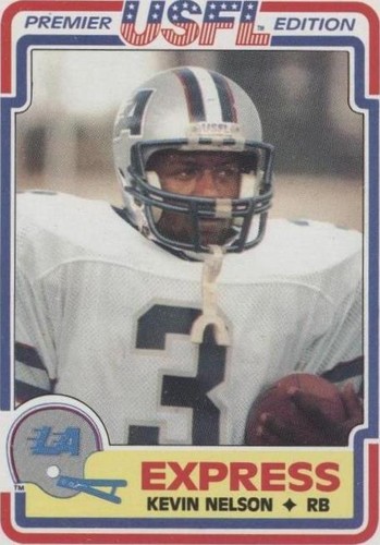 1984 Topps USFL Kevin Nelson #48