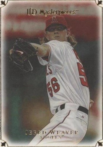 2007 UD Masterpieces - Jered Weaver #64