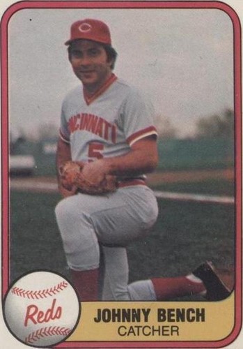 1981 Topps #600 Johnny Bench NM/NM+ Reds 218475 | eBay