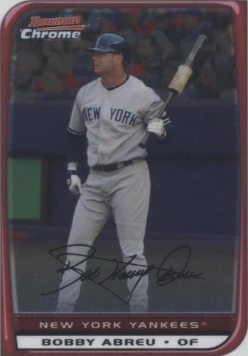 2008 Bowman Chrome - Bobby Abreu #13