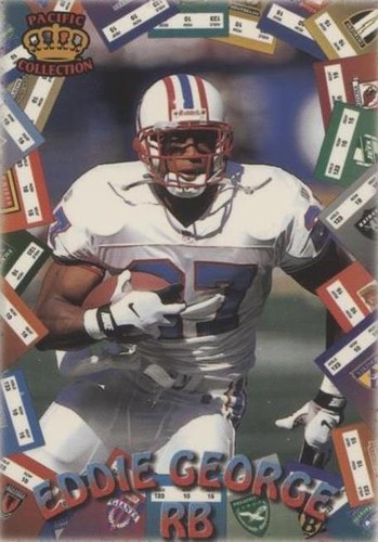 1996 Pacific Litho-Cel Eddie George #GT-1