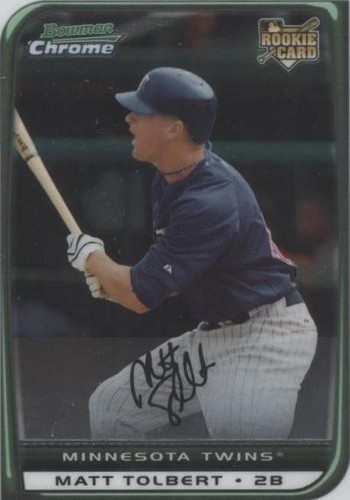 2008 Bowman Chrome - Matt Tolbert #218