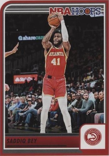 SADDIQ BEY 2023-24 PANINI PRIZM BASKETBALL PRIZM SILVER