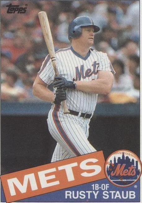 1985 Topps - Rusty Staub #190