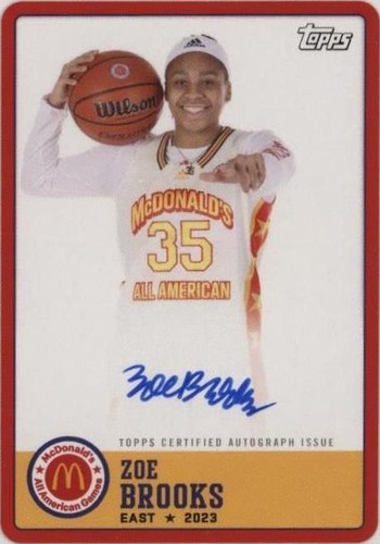 2023 Topps Chrome McDonald's All American - Zoe Brooks #PA-ZB