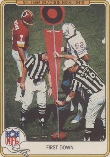 1982 Fleer Teams in Action Joe Theismann #77