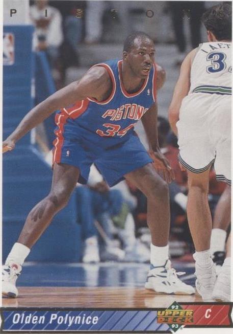1992-93 Upper Deck International Italian - Olden Polynice #152