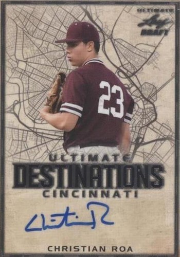 2020 Leaf Ultimate Draft - Christian Roa #UD-CR1