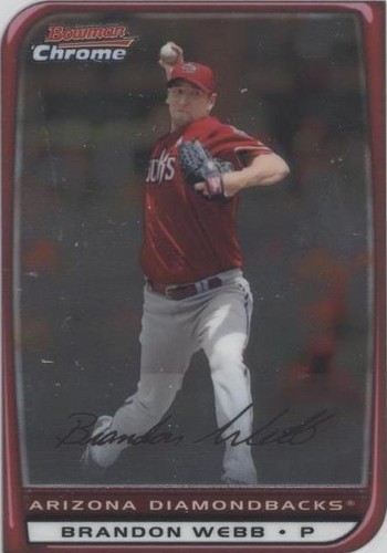 2008 Bowman Chrome - Brandon Webb #19