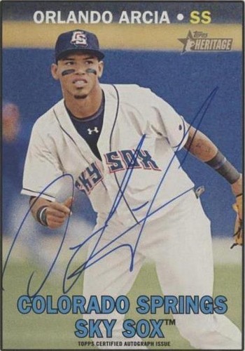 2016 Topps Heritage Minor League Edition - Orlando Arcia #ROA-OAR