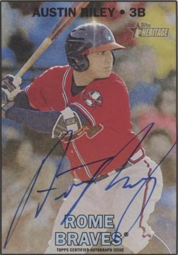 2016 Topps Heritage Minor League Edition - Austin Riley #ROA-ARI